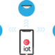 Free internet of things iot network vector