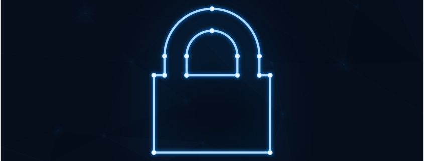 Free padlock neon cybersecurity vector